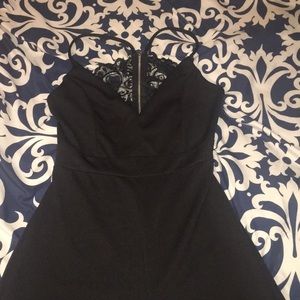 Black jump suit